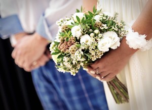 Bridal bouquet in Greece