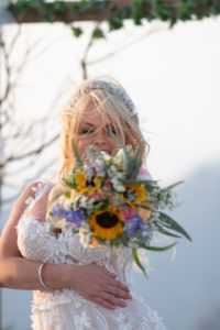 Bridal bouquet-Santorini